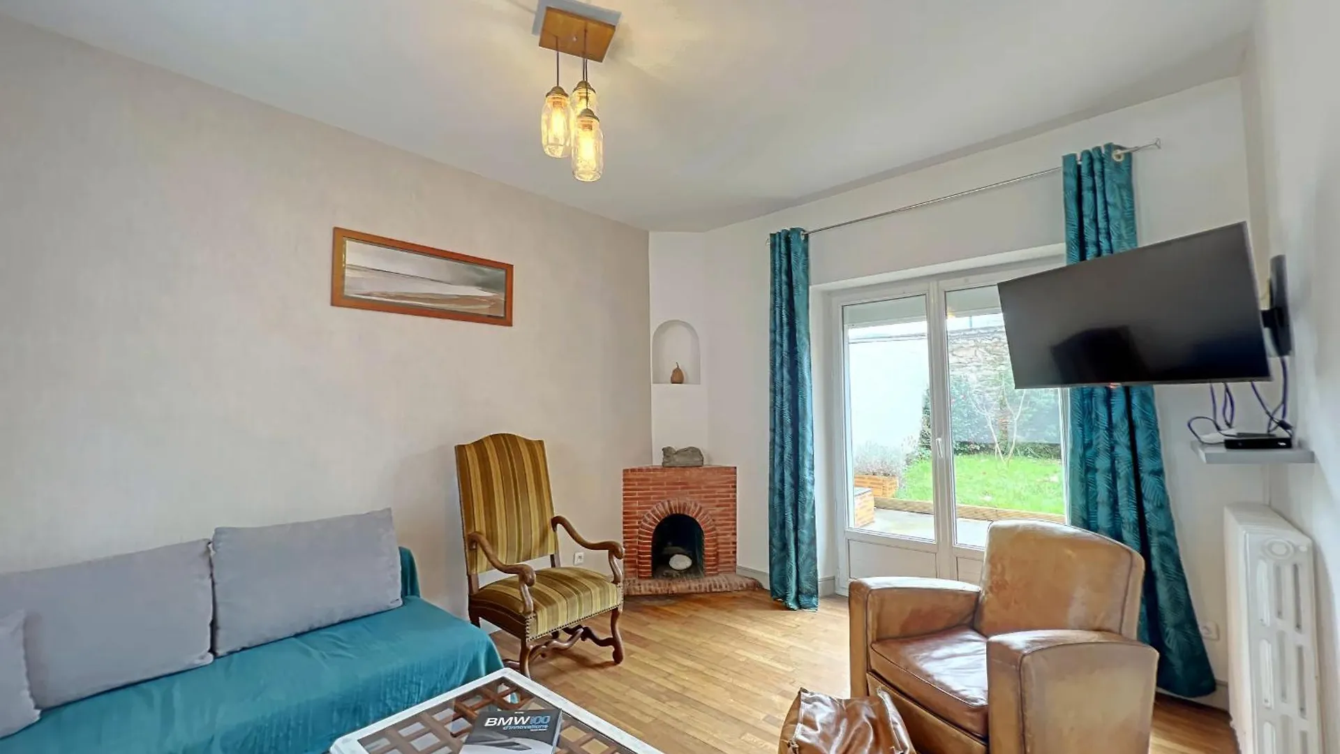 Charmante Maison 1930 Centre Hennebont, Deco Actuelle, Terrasse, Jardin Clos, 2 Chambres, Wifi Inclus - Fr-1-349-204 Holiday home