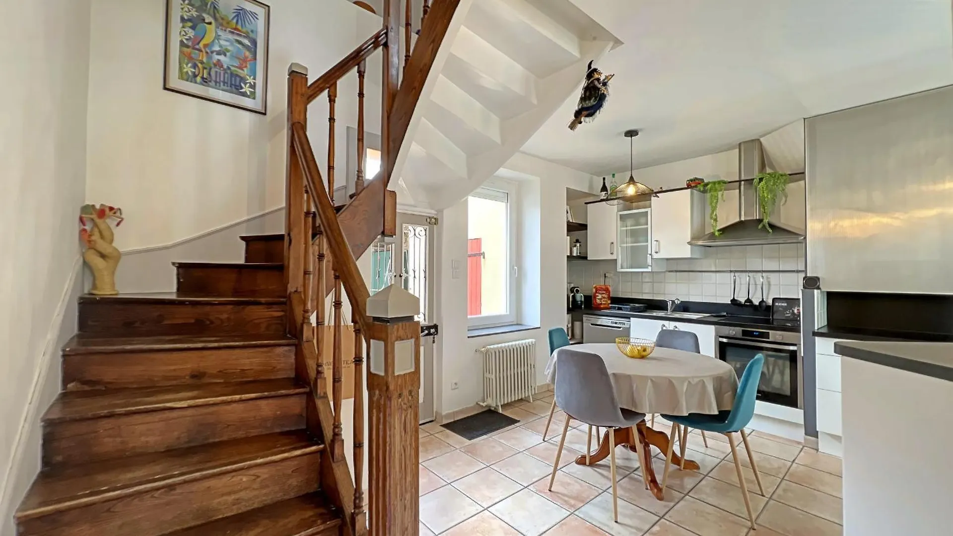 Charmante Maison 1930 Centre Hennebont, Deco Actuelle, Terrasse, Jardin Clos, 2 Chambres, Wifi Inclus - Fr-1-349-204